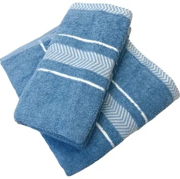 Ručník Froté ručník deluxe Maroko modrý 50x90cm TiaHome