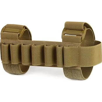 Airsoft Nábojový návlek na pažbu na brokovnicové patrony - pískový, Wosport