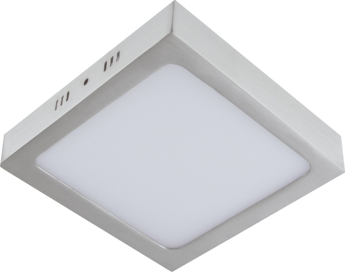 LED přisazené svítidlo Martin 24W IP20 čtverec stříbrné 2800 lm 4000K