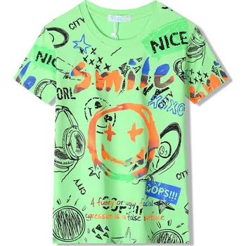 Chlapecké tričko - KUGO FB3808, zelená Barva: Zelená, Velikost: 116