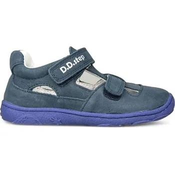 Chlapecké sandály Chlapecká BAREFOOT letní obuv DDstep - Tmavě modré