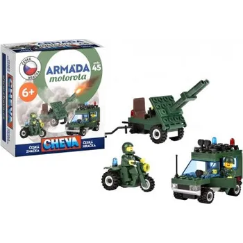 Stavebnice Cheva CHEVA 45 Motoroka, 123 kostek