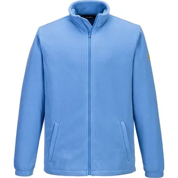 Pánská mikina PORTWEST Antistatická ESD fleece mikina Velikost: L, Barva: modrá