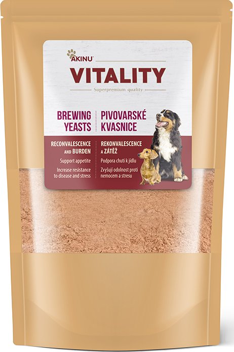 Akinu VITALITY Pivovarské kvasnice doplněk stravy pro psy 500 g