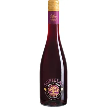 Víno Červené polosladké víno Sophias 500ml