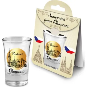 Sklenice Panák radnice OLOMOUC 35 ml Rychlá expedice, doprava zdarma od 999,-