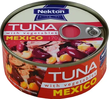 Nekton Tuňák kousky se zeleninou Mexico 170 g