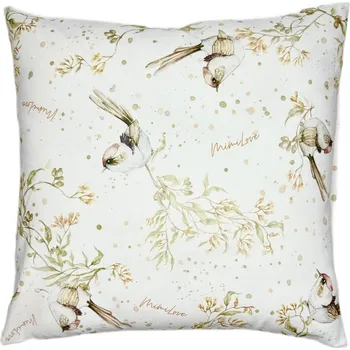 Dekorativní polštářek Mimilove Náhradní oboustranný potah na polštářek 40x40 cm Golden Birds