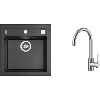 Granitový dřez Alveus SET ALVEUS FORMIC 20/05 + BATERIE ELZA BRS SETA429