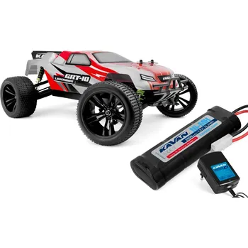 RC model auta KAVAN GRT-10 Lightning 2,4 GHz 4WD Truggy 1:10 - Červený - RTR