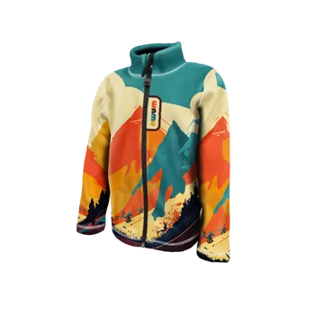 Dětská fleecová mikina Wamu Mountain bike velikost 86-92