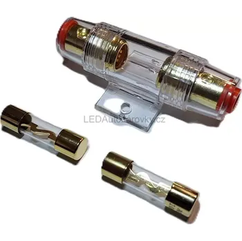 Autopojistky Pojistkové pouzdro + 2 pojistky 100A