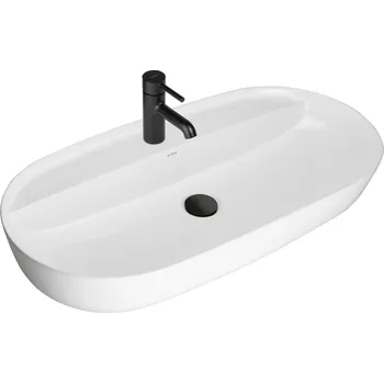 Umyvadlo Oltens Hamnes umyvadlo 80x40 cm oválné na pult bílá 41815000