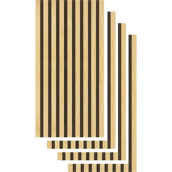 Obklad Windu Akustické obkladové panely, dekor Dýha Dub světlý evropský 800x400mm, 4ks, 1,28m2