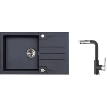 Granitový dřez Alveus SET ALVEUS ROCK 130/91 + BATERIE SIROS 91 SETA22215