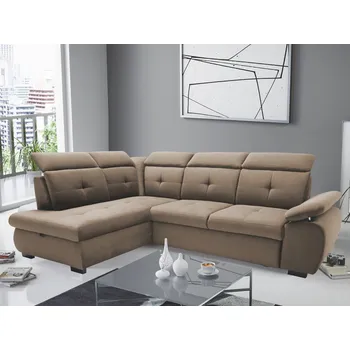 Sedací souprava Rohová sedací souprava ATARI, hnědá