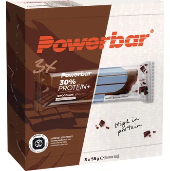 Protein POWERBAR Proteinové tyčinky Protein Plus v čokoládě 3 x 55 g
