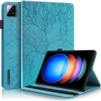 Pouzdro na tablet VSECHNONAMOBIL 74085 ART TREE Zaklápěcí pouzdro pro Xiaomi Pad 6S Pro modré