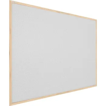 Allboards šedá korková tabule 100x80 cm,TKLIGHTG108D