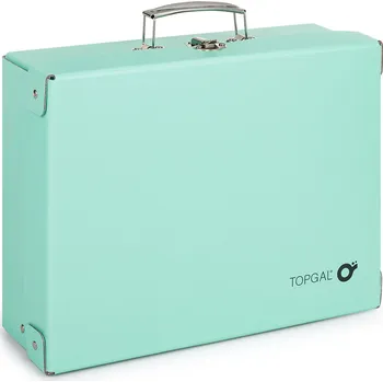 Kufřík na výtvarné potřeby zelený Topgal CASE 24064