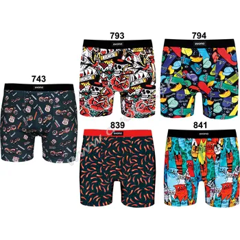 EVONA Pánské boxerky Bronx-4 Barva: 743, Velikost: 2XL