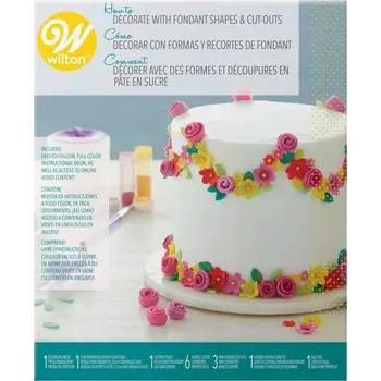 WILTON JAK OZDOBIT DORT - FONDANTOVÉ TVARY A VYKRAJOVÁTKA SADA