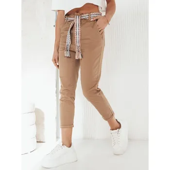 Dámské kalhoty Dámské kalhoty casual DSTREET MAFRA KARAMELOVÁ M