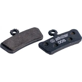 Brzda na kolo brzdové destičky SINTER pro Sram (G2, GUIDE, ELIXIR) zelené