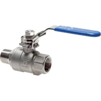 Vodovodní kohout TS Kulový kohout 1 1/2" závit vnější/vnitřní, nerez, PN63