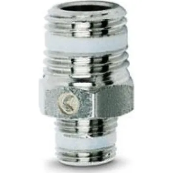 RC náhradní díl Camozzi Nipl R1/8" - R3/8" s teflonovým těsněním, poniklovaná mosaz