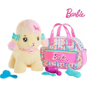 Panenka Barbie česací plyšové zvířátko