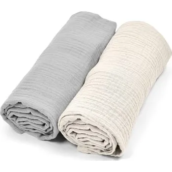 látková plena Albero Mio Mušelínové pleny 2ks (CC3) ŠEDÁ