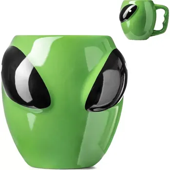 Mimozemský hrnek Alien 450 ml - zelený