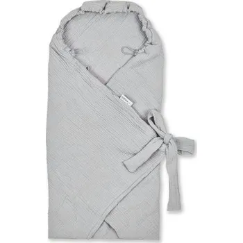 Zavinovačka Albero Mio Mušelínová zavinovačka do autosedačky (CC3) ŠEDÁ