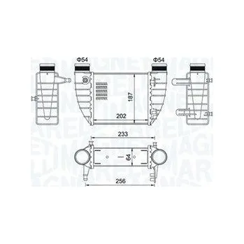 Motor automobilu Chladič turba MAGNETI MARELLI 351319204850