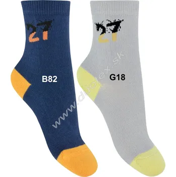 WOLA Dětské ponožky w24.p01-vz.708 Barva: G18, Velikost: 21-23(14-15)