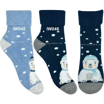 Pánské ponožky STEVEN Froté ponožky Steven-154-45 Barva: IW046-tm.modrá, Velikost: 20-22(13-14)