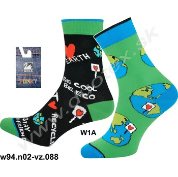 Pánské ponožky WOLA Veselé ponožky w94.n02-vz.088 Barva: W1A, Velikost: 30-34(22-23)