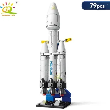 ostatní stavebnice Vesmírná stavebnice rakety pro děti | styl lego - Č.96 BEZ krabice