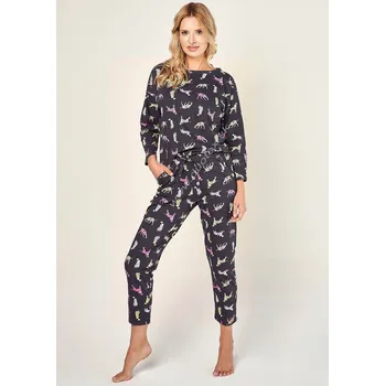 Dámské pyžamo TARO Dámské pyžamo Luiza2985 Barva: zz31-tm.sivá, Velikost: XL