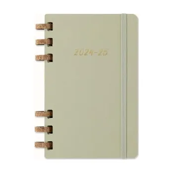 Diář Moleskine 12 Monate Studienplaner mit Spiralbindung, L/A5 (EN)