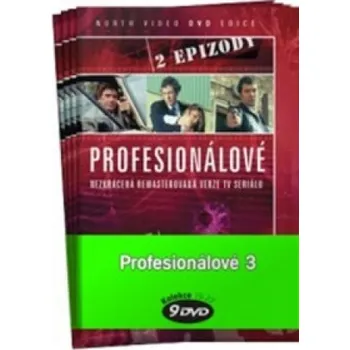 DVD film Profesionálové 3. - kolekce 9 DVD – neuvedený autor