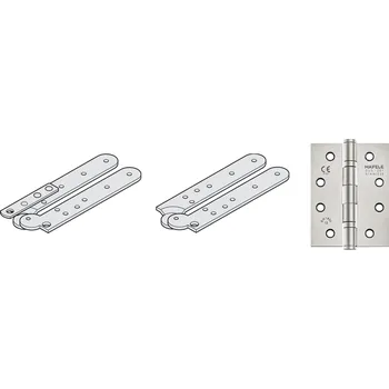 Interiérové dveře Mezikřídlový závěs pro skládané posuvné dveře závěs s pojistkou , černý