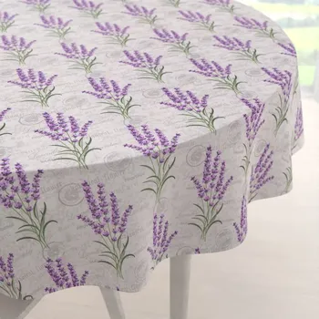 ubrus Dekorační kulatý ubrus PML-033 Provence levandule Ø 100 cm