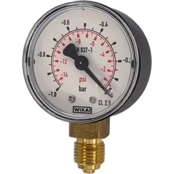 pumpička Manometr MS 63 mm 1/4" -1-0 bar WIKA