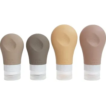 KUFRYPLUS Cestovní silikonové lahvičky 60 + 90 ml XND21, sada 4 ks