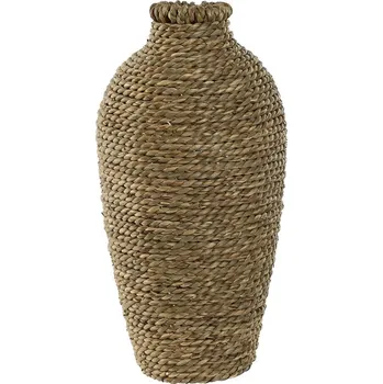 Váza Váza Home ESPRIT Tropický Přírodní (15 x 15 x 32 cm)