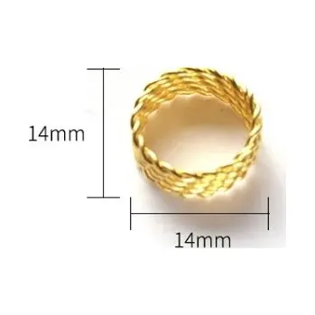 Přívěsek na dred - obruč 10ks