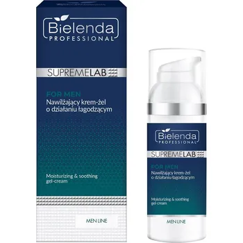 Pleťový krém Bielenda Professional, SupremeLab For Men hydratační zklidňující krém-gel 50ml