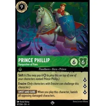Sběratelská karetní hra URS 087/204 Prince Philip - Vanquisher of Foes Verze: NORMAL, Stav Produktu: Near Mint